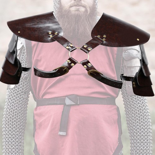 Armure épaule cuir - armure, en