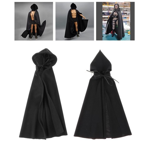 Robe cape avec - chapeau, à